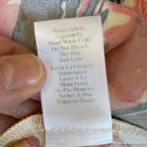 Cleo Floral Chic Sleeveless Empire Waist Fitted Cottagecore Mini Dress size 6 - Picture 16 of 16